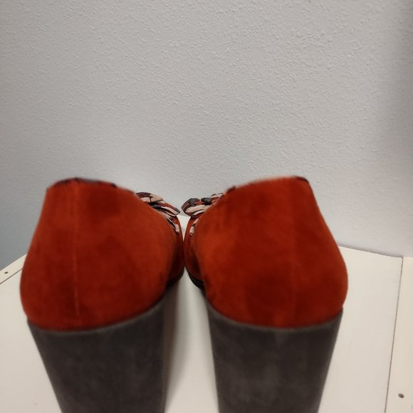 Ruby Shoo ModCloth bow printed Mid heels - Picture 2 of 4